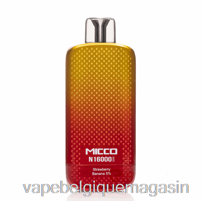 Vape Juice Horizontech Micco N16000 Jetable Fraise Banane